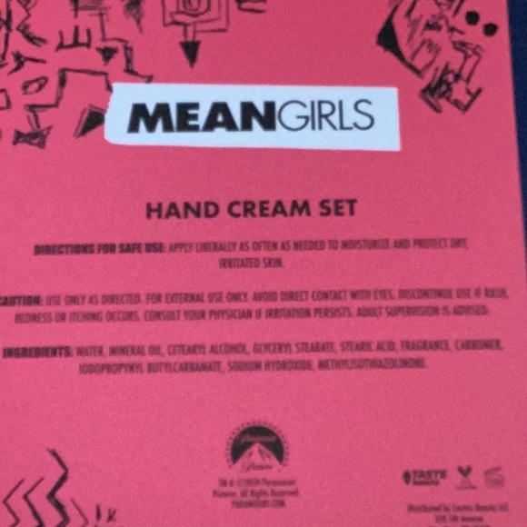 Mean Girls Burn Book 6 Hand Cream Set New In Box Gift Set Fan Favorite - Picture 4 of 5